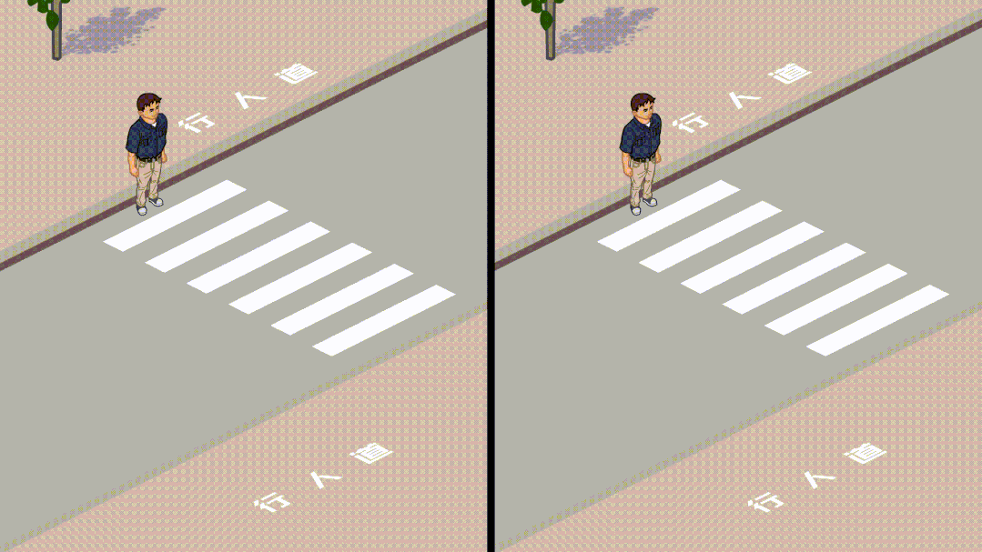 在機動車、非機動車混行路段，機動車遇行人正在通過人行橫道，應當停車讓行；駕駛機動車行經人行橫道，不按規(guī)定減速、停車、避讓行人的，依法處罰