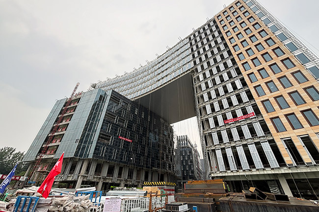 中關(guān)村東升科技園項(xiàng)目建設(shè)現(xiàn)場。