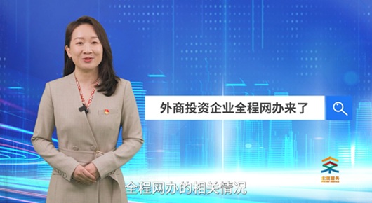 外商投資企業(yè)全程網(wǎng)辦來了