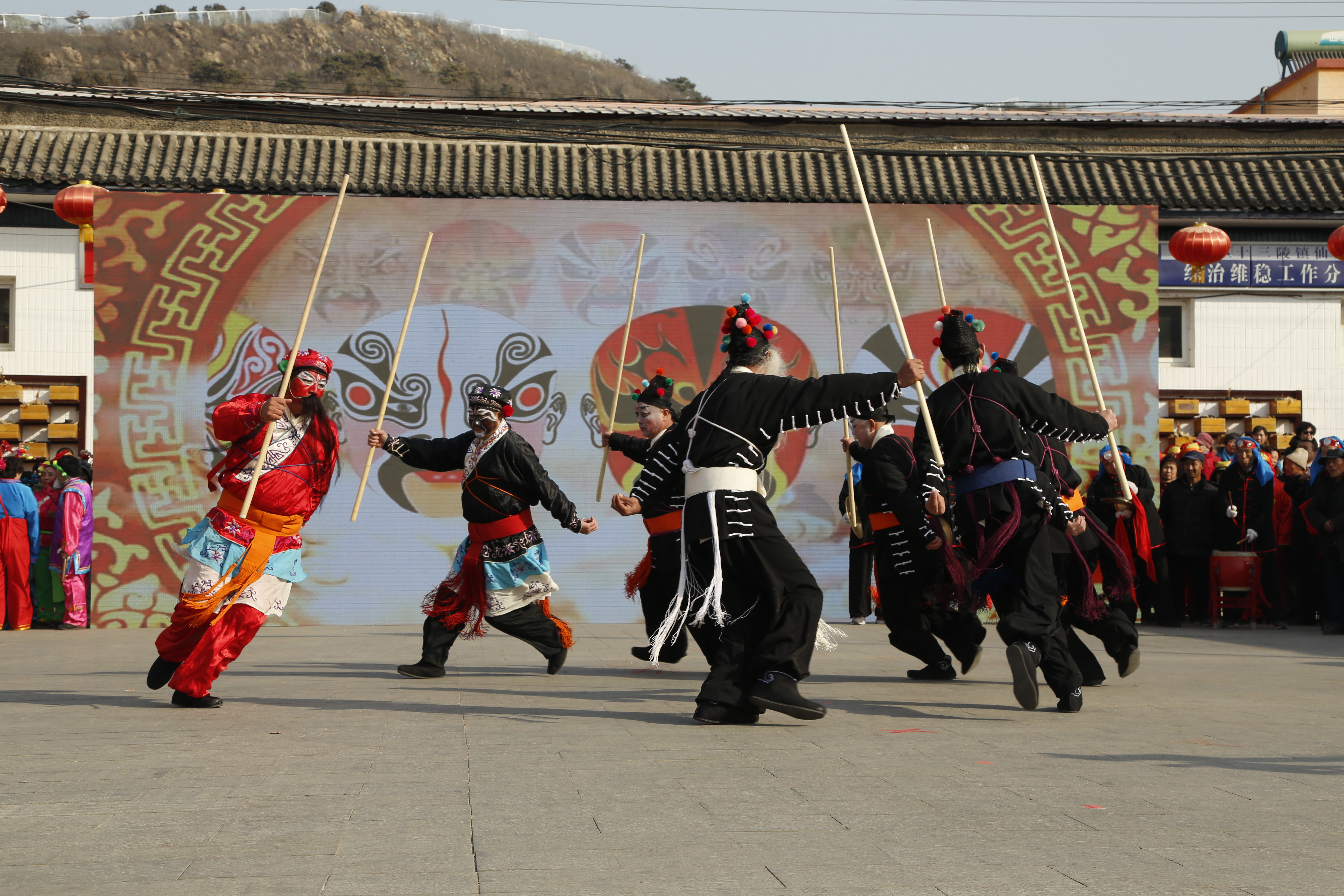 獻(xiàn)陵村五虎少林棍