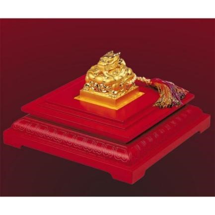 古法黃金制作技藝-奧運(yùn)會(huì)徽寶