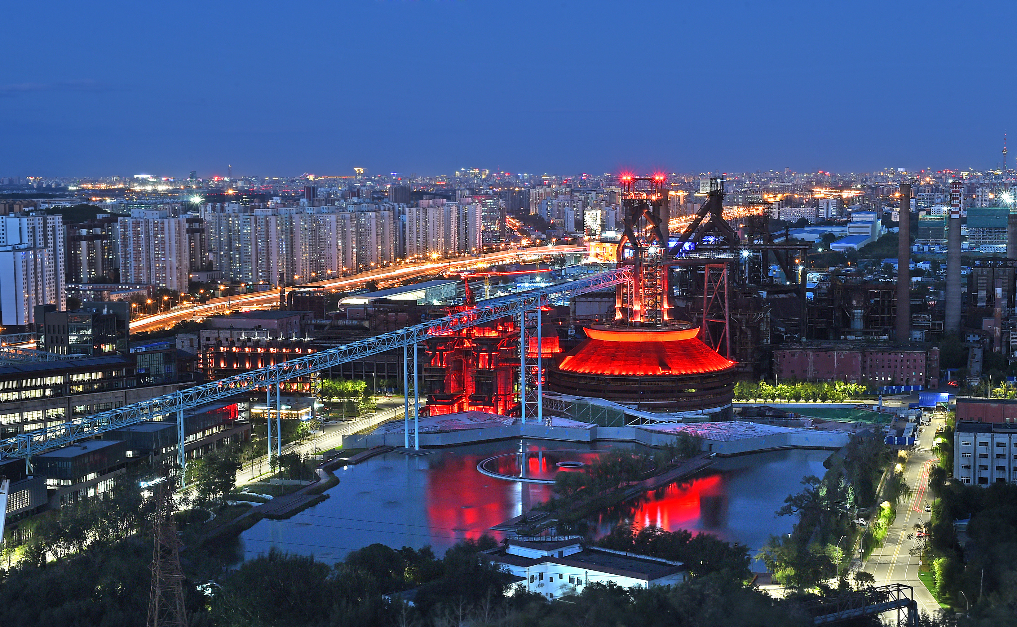 首鋼園夜景