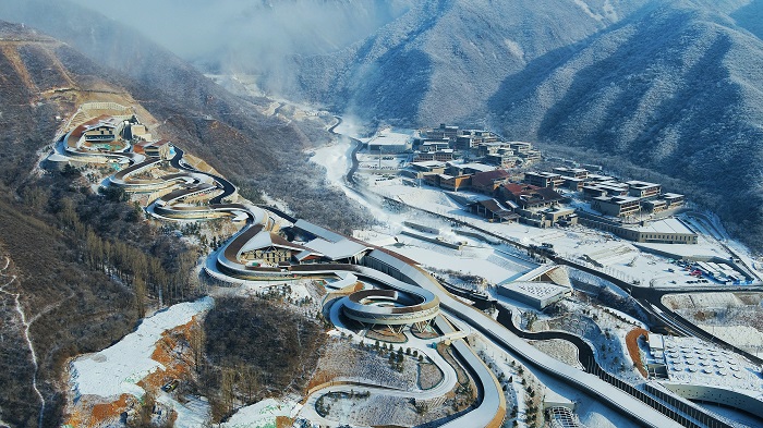 雪中游龍