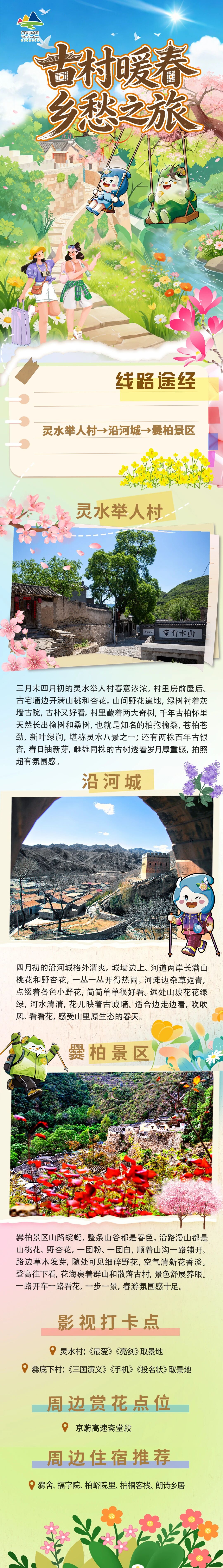 跟著三條門頭溝春日賞花線路 打卡限定春日浪漫