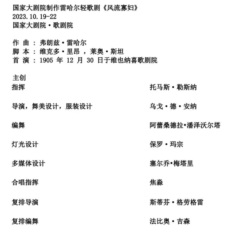 《風(fēng)流寡婦》主創(chuàng)