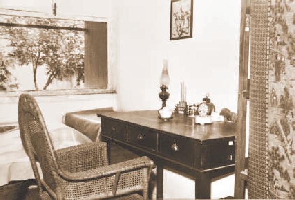 魯迅“老虎尾巴”的室內(nèi)陳設(shè) 新華社/TAKEFOTO供圖