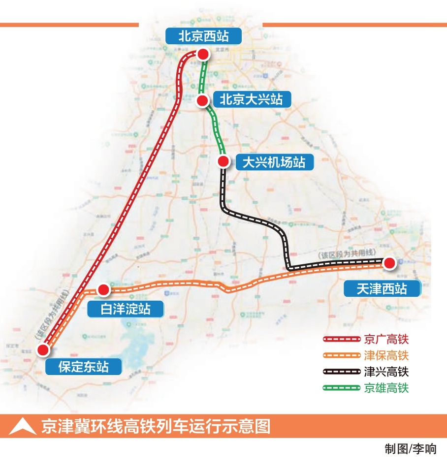 京津冀環(huán)線運(yùn)行一個(gè)月服務(wù)旅客超4.5萬(wàn)人次 高鐵“跑個(gè)圈” 生活有了新節(jié)奏