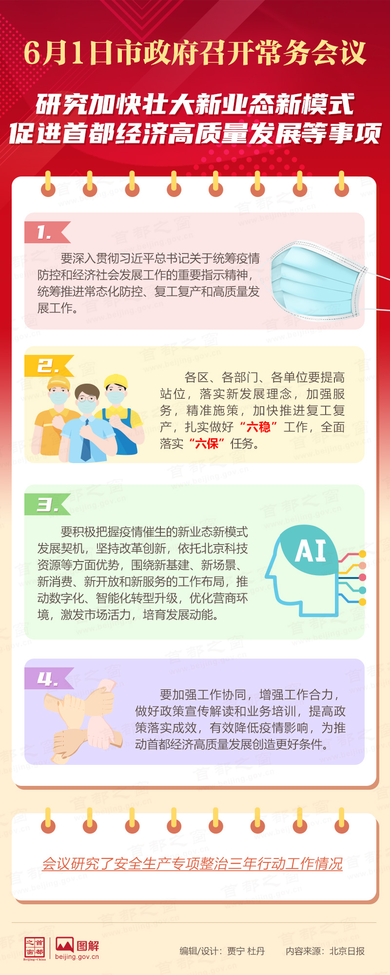 6月1日市政府召開常務(wù)會(huì)議研究加快壯大新業(yè)態(tài)新模式 促進(jìn)首都經(jīng)濟(jì)高質(zhì)量發(fā)展等事項(xiàng)