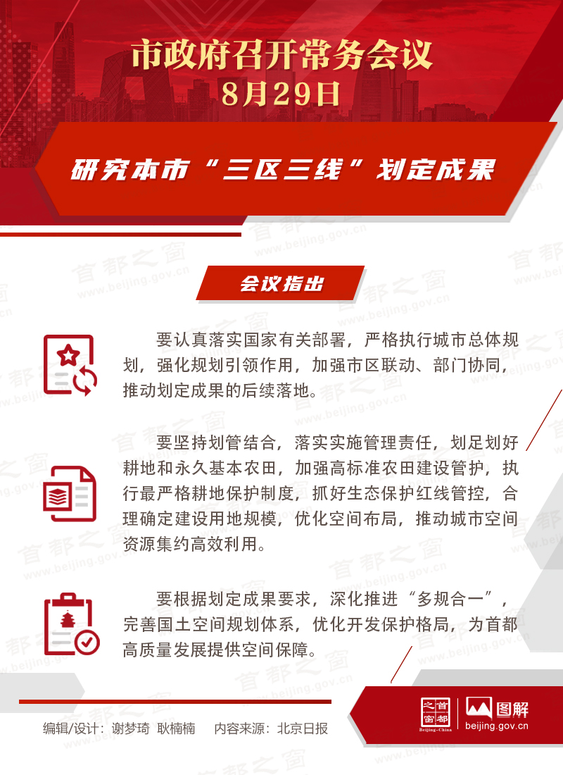 研究本市“三區(qū)三線”劃定成果