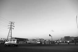 2018年1月的潞城鎮(zhèn)東夏園路口。