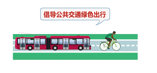 倡導(dǎo)公共交通綠色出行