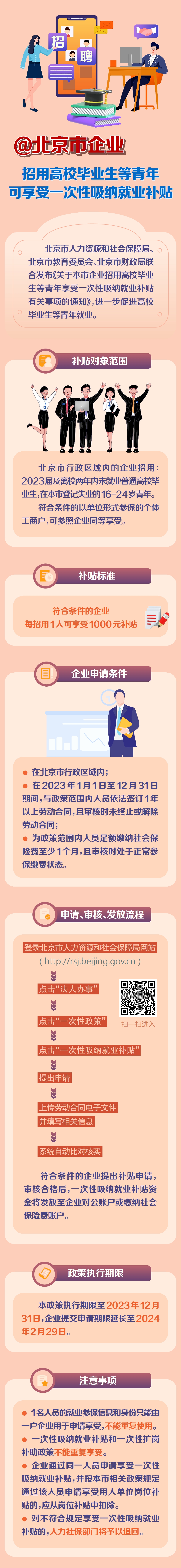 招用高校畢業(yè)生等青年可享受一次性吸納就業(yè)補(bǔ)貼