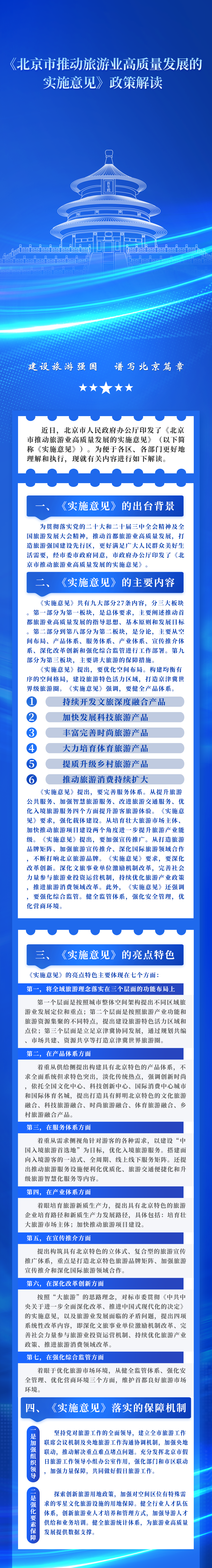 一圖讀懂：《北京市推動(dòng)旅游業(yè)高質(zhì)量發(fā)展的實(shí)施意見》