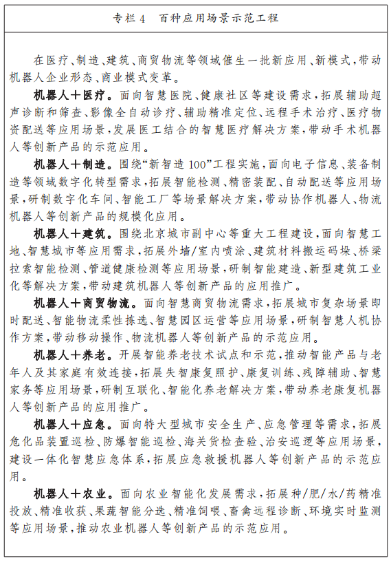 專欄4：百種應(yīng)用場(chǎng)景示范工程